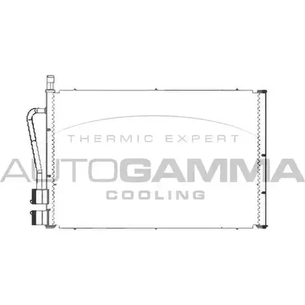 Радиатор кондиционера AUTOGAMMA 3851991 OT0D J RS0KF 104898 изображение 0