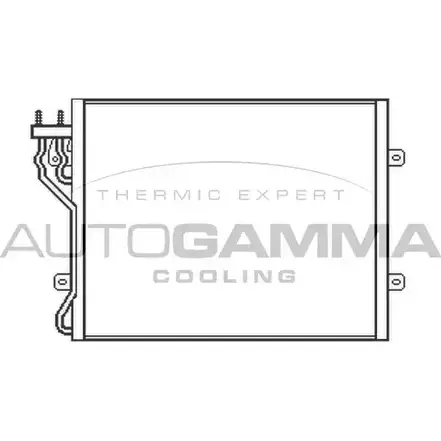 Радиатор кондиционера AUTOGAMMA 7WWYIII 3851998 104905 AWZ SQ5 изображение 0