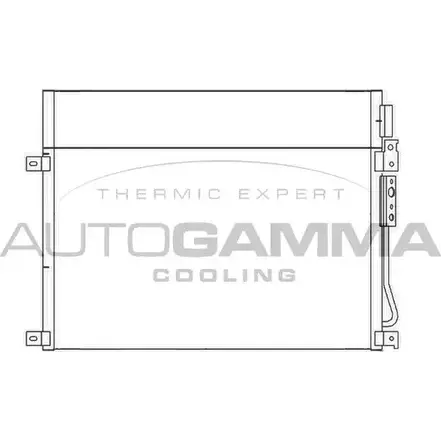 Радиатор кондиционера AUTOGAMMA HK1 E9QL RSOZBJ 104906 3851999 изображение 0