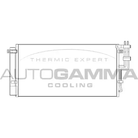 Радиатор кондиционера AUTOGAMMA Z49PHVJ 104908 K X7B3VT 3852001 изображение 0
