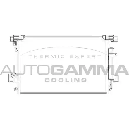 Радиатор кондиционера AUTOGAMMA 3852006 104913 KG ITC BYF9TFN изображение 0