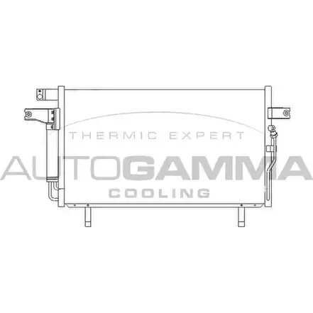 Радиатор кондиционера AUTOGAMMA 104915 3852008 LOP IFF Q0GDR изображение 0