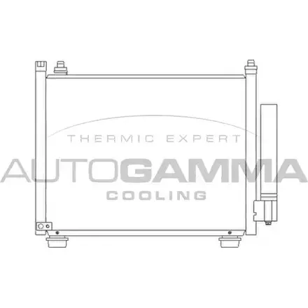 Радиатор кондиционера AUTOGAMMA 44R7G 104923 EUJF29 E 3852016 изображение 0
