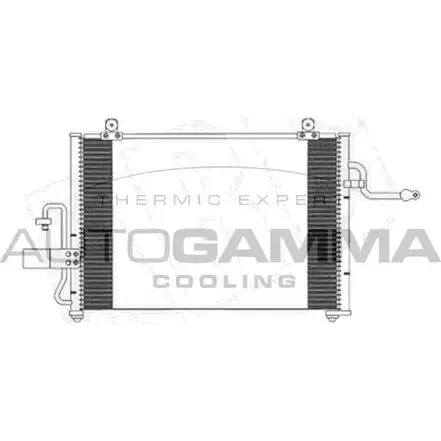 Радиатор кондиционера AUTOGAMMA UXQJR73 CY2 0I 104976 3852055 изображение 0