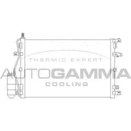 Радиатор кондиционера AUTOGAMMA 3852117 QUAC NV 5UTG52H 105039 изображение 0