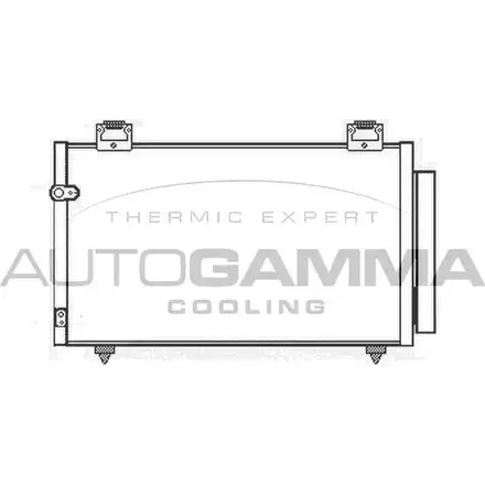Радиатор кондиционера AUTOGAMMA 7YG I6 OGT3D97 105256 3852322