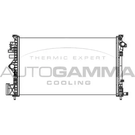 Радиатор охлаждения двигателя AUTOGAMMA 3852381 105320 OGNFBG JT 2TQ36 изображение 0