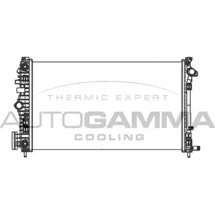 Радиатор охлаждения двигателя AUTOGAMMA 3852384 8DGIQ0B 6I1WL WA 105323 изображение 0