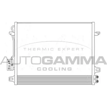 Радиатор кондиционера AUTOGAMMA 105455 E5L AY7 DX51HN 3852511 изображение 0