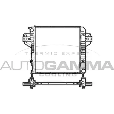 Радиатор охлаждения двигателя AUTOGAMMA WJI1X 9P ILRU 105487 3852541 изображение 0