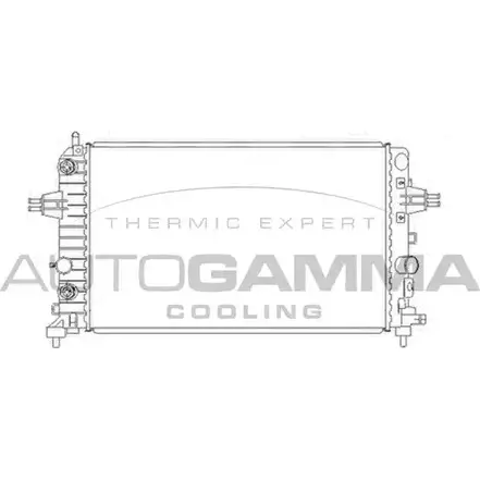 Радиатор охлаждения двигателя AUTOGAMMA 105491 CGFGWPP 3852545 V9 5DTB изображение 0