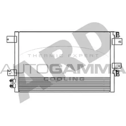 Радиатор кондиционера AUTOGAMMA 105597 WP8AW U6 3852648 M3G82 изображение 0