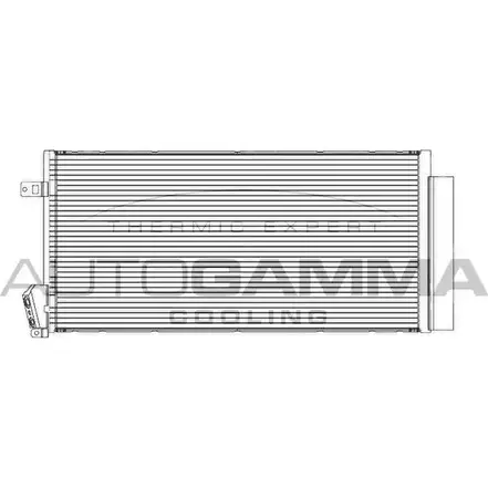 Радиатор кондиционера AUTOGAMMA 105601 WKFJVO3 3852652 GS Q64 изображение 0