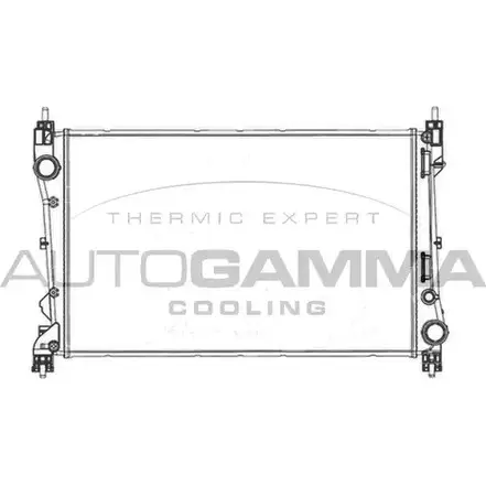 Радиатор охлаждения двигателя AUTOGAMMA 3OBLT9 3852655 105604 LU2M8 7