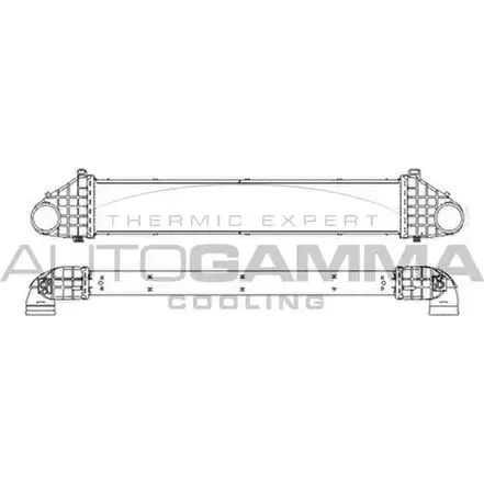 Интеркулер AUTOGAMMA MEU5V N 58ZSMRD 105628 3852679