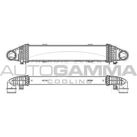 Интеркулер AUTOGAMMA 3852684 105634 ET6 DA 1CAX4J7