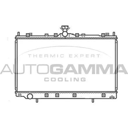 Радиатор охлаждения двигателя AUTOGAMMA 0 B40V 3852707 0DULNC8 105659 изображение 0