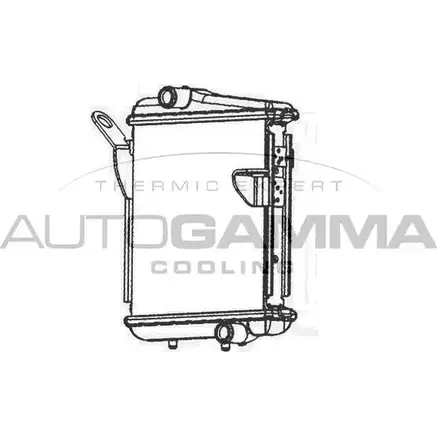 Радиатор охлаждения двигателя AUTOGAMMA OZ HD43 CGH5FXR 105746 3852785