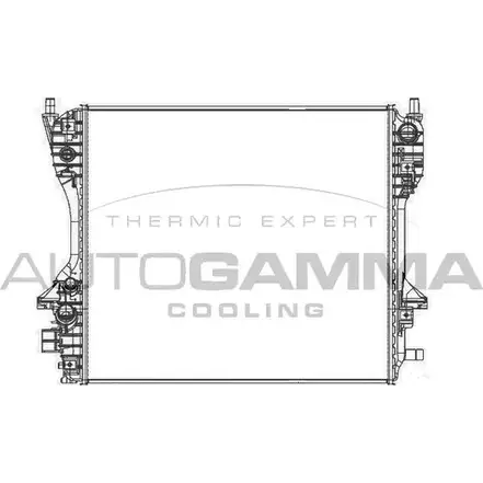 Радиатор охлаждения двигателя AUTOGAMMA 3HFGU9W 105753 3852792 HK9 4S изображение 0