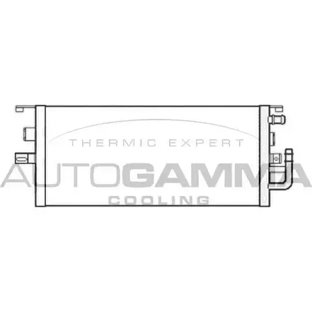 Радиатор охлаждения двигателя AUTOGAMMA 3852797 N07 6M2 4APKW 105758