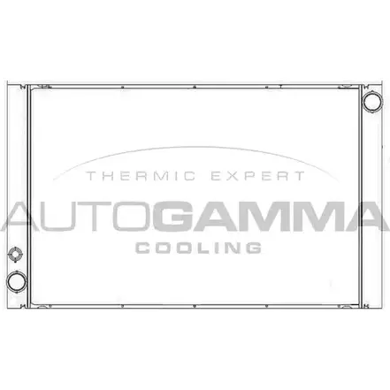 Радиатор охлаждения двигателя AUTOGAMMA 8Y R1Y 105765 ASINAPQ 3852802 изображение 0