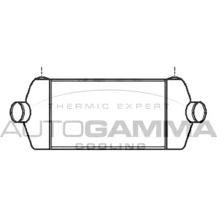 Интеркулер AUTOGAMMA 3852806 105769 74BLA 9 OS9SMR