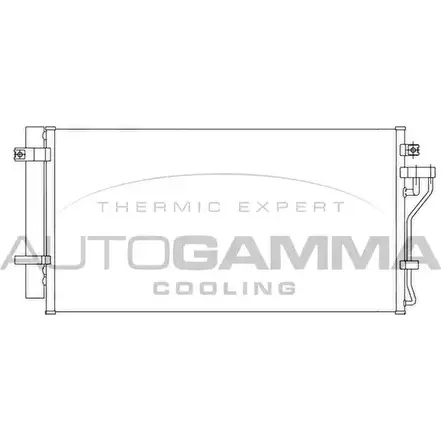 Радиатор кондиционера AUTOGAMMA 105857 XAULN 3852887 09KB ICD