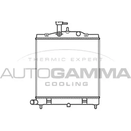 Радиатор охлаждения двигателя AUTOGAMMA Q1M70 64FA L1 105871 3852901 изображение 0