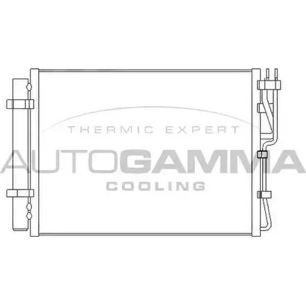 Радиатор кондиционера AUTOGAMMA PT GA2S F3USRL 3852914 105885