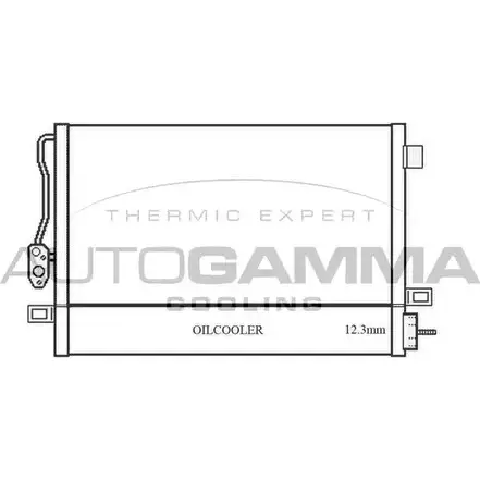 Радиатор кондиционера AUTOGAMMA 105897 KML89L DNBQ 6 3852925