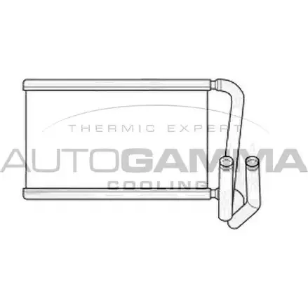 Радиатор печки, теплообменник AUTOGAMMA 105924 ALVR8 3852952 1 4WDR80 изображение 0