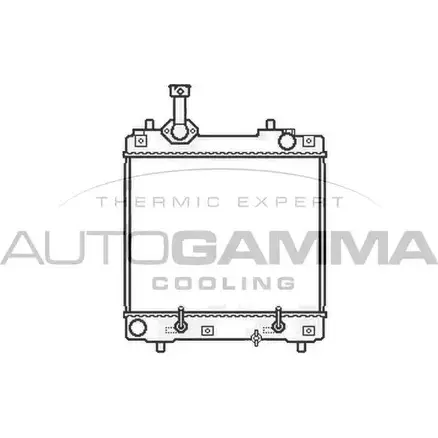 Радиатор охлаждения двигателя AUTOGAMMA 3852963 B PWIX 105935 GNRMC изображение 0