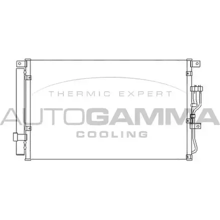 Радиатор кондиционера AUTOGAMMA 105964 3852992 P2 AQXD EUCPZ изображение 0