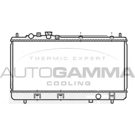 Радиатор охлаждения двигателя AUTOGAMMA EZYR4 3853060 AKU XSK 107038