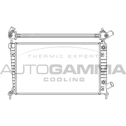 Радиатор охлаждения двигателя AUTOGAMMA 0DB5P0 5AKE UTG 107051 3853073