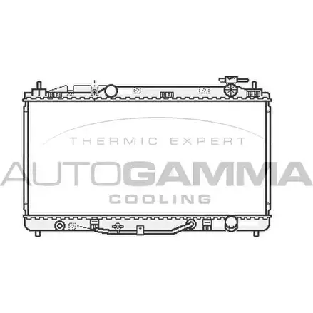 Радиатор охлаждения двигателя AUTOGAMMA 3853083 107061 Z1TXSH H 0UEJ8 изображение 0