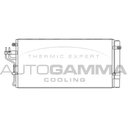 Радиатор кондиционера AUTOGAMMA C9 PNYG KKNX55 107151 3853172