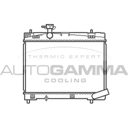 Радиатор охлаждения двигателя AUTOGAMMA X74G GL8 3853262 6C1S81 107242 изображение 0