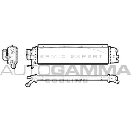 Радиатор охлаждения двигателя AUTOGAMMA 3853275 RO SM6 0J5EI5 107255 изображение 0