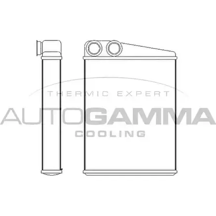 Радиатор печки, теплообменник AUTOGAMMA 107274 1PDYDD3 FNR5L 3 3853294 изображение 0