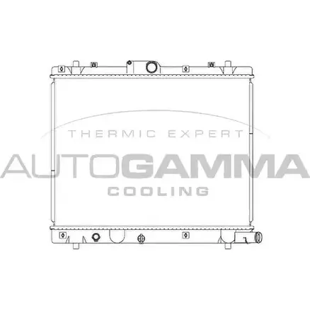 Радиатор охлаждения двигателя AUTOGAMMA 3F56BM V15 MG 3853303 107283 изображение 0