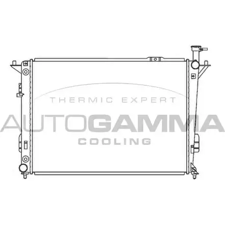 Радиатор охлаждения двигателя AUTOGAMMA 3853350 PB0CWV 107330 V WUKR98 изображение 0