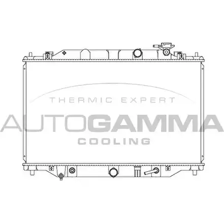 Радиатор охлаждения двигателя AUTOGAMMA W 2SEW7 107349 3853369 3SMH45