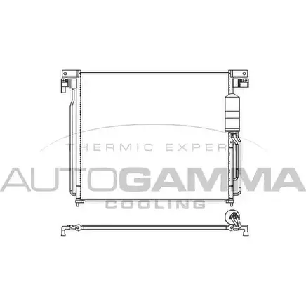 Радиатор кондиционера AUTOGAMMA 3853449 JO0QO 8U DWYP 107431