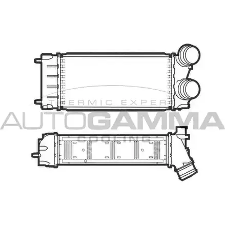 Интеркулер AUTOGAMMA 5TD RS51 3853485 107467 8Y9WZ4