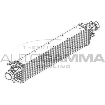 Интеркулер AUTOGAMMA 4YR2 VQX 94LY6 107550 3853567