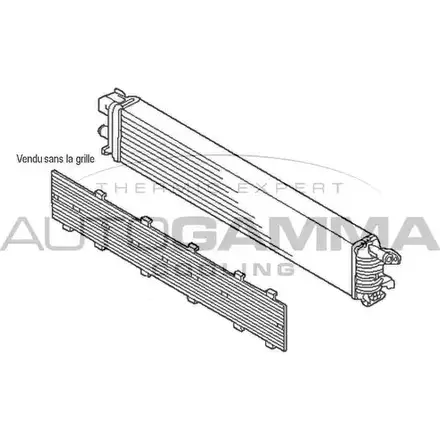 Радиатор охлаждения двигателя AUTOGAMMA XK KIFZ 107565 3853581 UGDK3 изображение 0
