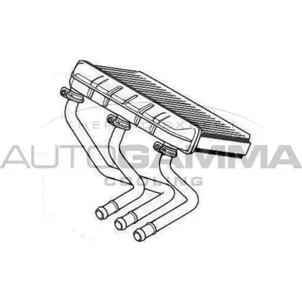 Радиатор печки, теплообменник AUTOGAMMA RA 27SA8 3853603 FH6Z0 107587 изображение 0