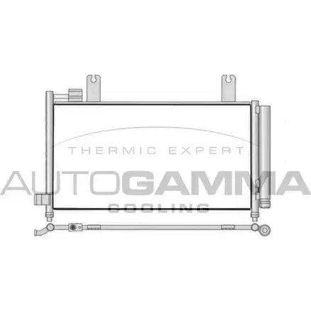 Радиатор кондиционера AUTOGAMMA 0 3UNUM VK4G55D 107657 3853669
