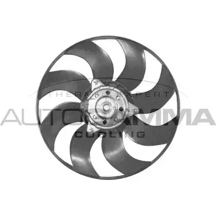 Вентилятор радиатора двигателя AUTOGAMMA VW6XVX GA200124 3855808 B OZ4B изображение 0